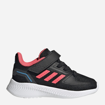 Buty sportowe dziecięce dla dziewczynki na rzepy Adidas Runfalcon 2.0 I GX5942 26 Czarne (4065419284300)