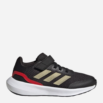 Buty sportowe chłopięce na rzepy Adidas Runfalcon 3.0 El K IG5384 31 Czarne (4066755595693)