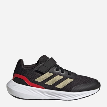 Buty sportowe chłopięce na rzepy Adidas Runfalcon 3.0 El K IG5384 35 Czarne (4066755595747)