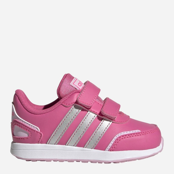 Buty sportowe dziecięce dla dziewczynki na rzepy Adidas Vs Switch 3 Cf I IG9645 21 Różowe (4066755744237)