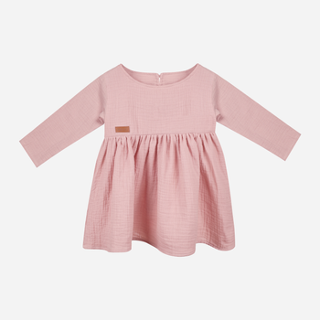 Sukienka dziecięca dla dziewczynki muślinowa Ander U18M 98 cm Różowa (5902308801660)