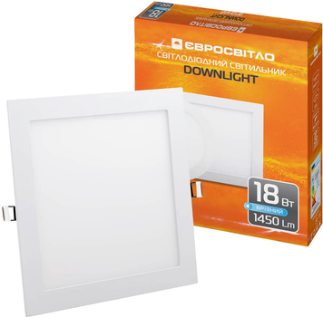 Світильник точковий Євросвітло LED-S-225-18 18W 6400К (38839)