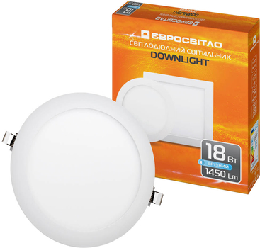Світильник точковий Євросвітло LED-R-225-18 18W 4200К (39186)