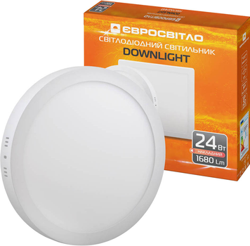 Потолочный светильник Євросвітло 24 Вт 4200 К LED-SR-300-24 (39193)