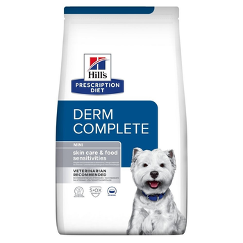 Сухой корм для собак Hill’s Prescription Diet Derm Complete Mini при пищевой аллергии и атопическом дерматите 1 кг (052742047478)