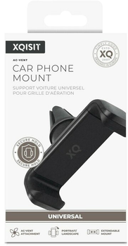 Автомобильный тримач для телефону Xqisit NP Car Holder Universal Air Vent Black (4029948222202)