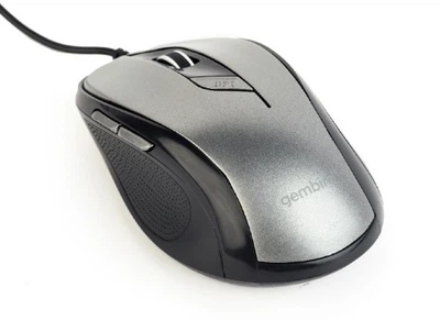Миша Gembird MUS-6B-01-BG Black/Grey USB
