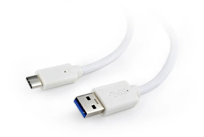 Кабель USB3.0-Type-C 1.8м Cablexpert, преміум, білий (CCP-USB3-AMCM-6-W)