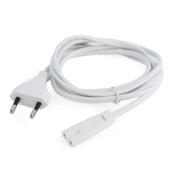 Кабель живлення C7 1.8м Cablexpert, 0.5мм кв., білий (PC-184/2-W)
