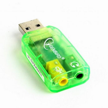 Звукова карта Gembird SC-USB-01 USB2.0-Audio, блістер