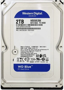 Western Digital 2TB 3.5インチ HDD　2個 Жорсткий диск Western Digital Blue 2TB 7200rpm 256MB WD20EZBX 3.5
