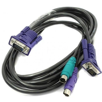 Кабель KVM гідра 3м (мон, клав, миша для KVM-switch)