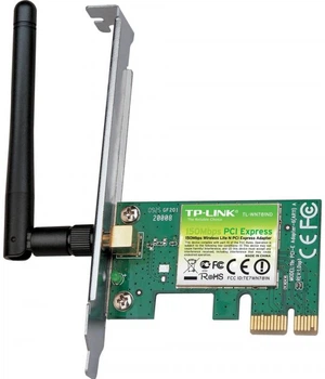 Безпровідний мережевий адаптер TP-Link TL-WN781ND PCI-E (150Mbps Wireless N PCI Express Adapter, Atheros, 1T1R, 2.4GHz, 802.11n/g/b, 1 detachable antenna)
