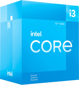 Процесор Intel s1700 Core i3-12100F 4C/8T, 3.3-4.3GHz, 58-89Вт Box