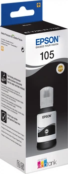 Чорнило Epson 105 (EcoTank L7160/7180) 140мл Black Pigment
