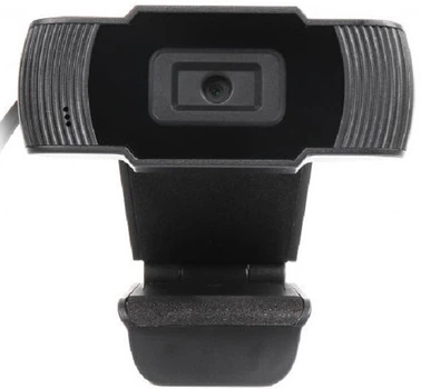 Камера Веб-камера Maxxter WC-HD-FF-01, USB 2.0, HD 1280x720, Fixed-Focus, чорний колір