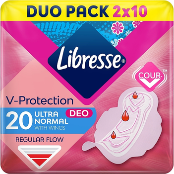 Гігієнічні прокладки Ultra Deo з крильцями, 20 шт.