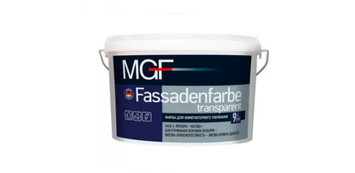 Фарба фасадна MGF Fassadenfarbe transparentt t (9л)