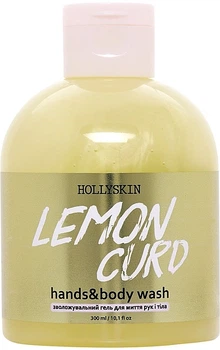 Увлажняющий гель для рук и тела - Hollyskin Lemon Curd Hands & Body Wash 300ml (1222370-138828)