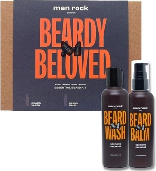 Zestaw do pielęgnacji Menrock Duo Soothing Oak Moss Beard szampon do brody 100 ml + balsam do brody 100 ml (5060796560350)