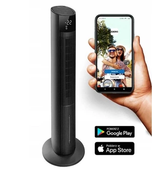 Колонный кондиционер 6в1 EBERG NEXO 60 Вт Wi-Fi с ионизацией и ароматизацией Черный
