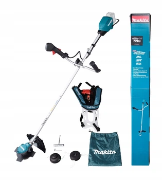 Мотокоса аккумуляторная Makita UR002GZ01 (350 мм, 3500-6500 мин-1, 2.4 мм, 550 Вт, BL, XGT, без аккумуляторов и зарядного устройства)