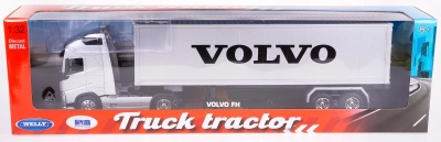 Металева модель вантажівки Welly Tir Volvo FH з причепом 1:32 (4891761126919)
