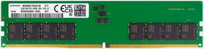 Пам'ять Samsung 32GB DDR5 4800 MHz (M323R4GA3BB0-CQK)