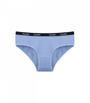 Подростковые трусы слипы для девочки однотонные - Donella - 5171PD6 - 110-116 см - Светло-голубой