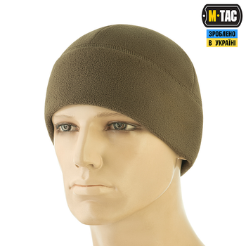 Шапка флис XL Watch Olive M-Tac Elite Dark Cap (320г/м2)