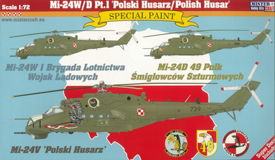 Model do składania Olymp Aircraft Mi 24W/D Pt 1 Polski Husarz skala 1:72 (5903852060466)