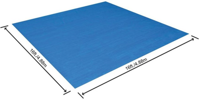 Ґрунтова тканина для басейну Bestway Flowclear 488 x 488 см (6942138918212)
