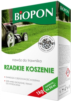Добриво BIOPON для зменшення частоти скошування газонів 1 кг (5904517048669)