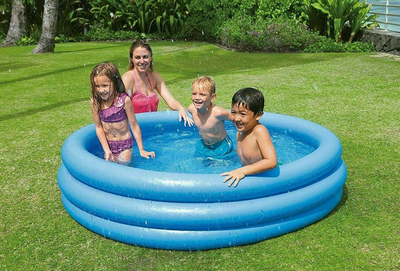 Nadmuchiwany basen dla dzieci Intex Blue Crystal 168 x 38 cm (6941057454467)