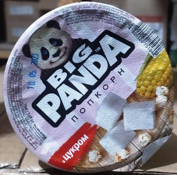 Поп корн Панда солодкий (стакан) 20г