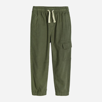 Spodnie joggery młodzieżowe chłopięce Cool Club CCB2422493 158 cm Khaki (5903977295545)