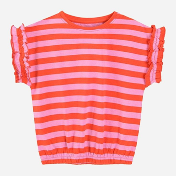 T-shirt dziecięcy dla dziewczynki Cool Club CCG2411998 134 cm Stripes (5903977270313)