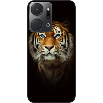 Силиконовый чехол SMTT для Honor X7a с картинкой Тигр