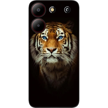 Силиконовый чехол SMTT для ZTE Blade A54 4G с картинкой Тигр