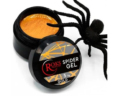 Гель павутиння Roks Spider Gel золоте