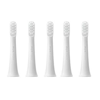 Набор Насадок (Комплект 5шт.) для зубной щетки Mijia Sonic Mi Electric Toothbrush T100 White (NUN4098CN) (BHR4274CN) (MBS302)