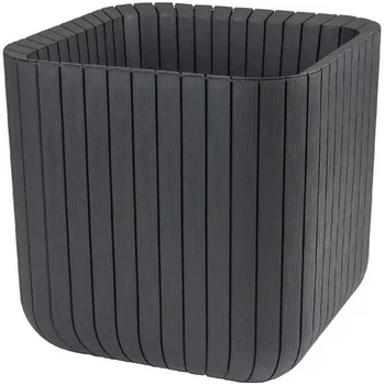Горшок для цветов Keter Cube Planter M черный 230225