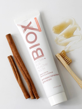 Натуральная зубная паста Biox Антибактериальный уход для десен Фенхель и корица 75 мл (99100854101)