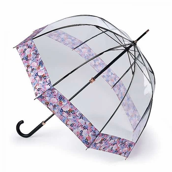 Зонт-трость женский Fulton L866 Birdcage-2 Luxe Digital Blossom (Цветок)