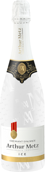 Вино ігристе Arthur Metz Cremant d'Alsace ICE DEMI SEC біле напівсухе 0.75 л 12% (3183520704355)