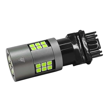 Светодиодная лампа Avolt P27/7W (T25) 3030-30smd canbus зеленая 12-24v(14512)