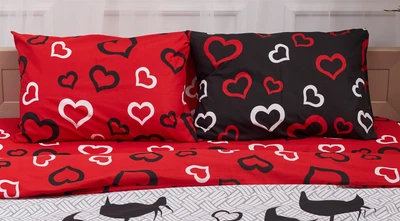 Набір наволочок Moon&Star Бязь Gold Люкс Love Cats 40х40 2 шт (MS-840000264)