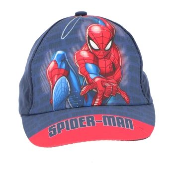 Детская кепка Человек Паук Spiderman 54 см 100% хлопок синяя