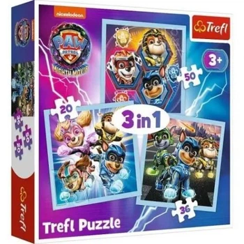 Пазли 3в1 "Могутня силя щенят. Щенячий патруль" 34869 Trefl (5900511348699)