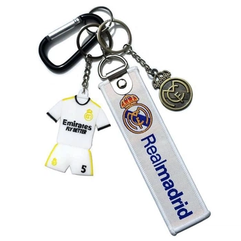 Футбольный брелок - подарок футболисту - комплект Реал Мадрид (Real Madrid) - без кронштейна